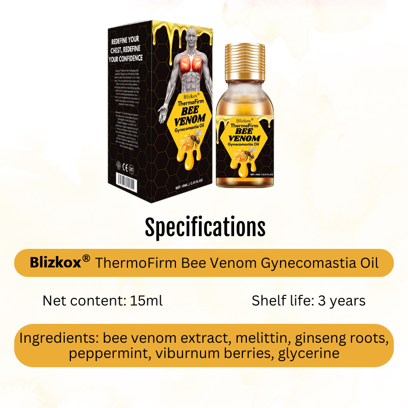 Blizkox® ThermoFirm Bee Venom Gynecomastia Oil🔥
