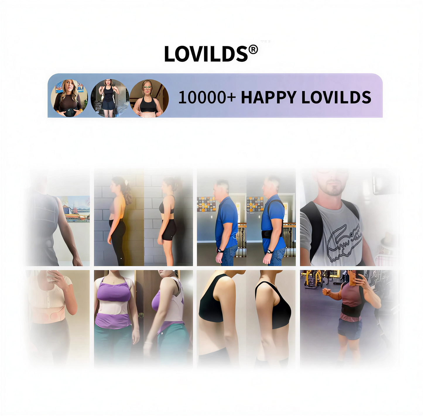 LOVILDS® Invisible Posture Support