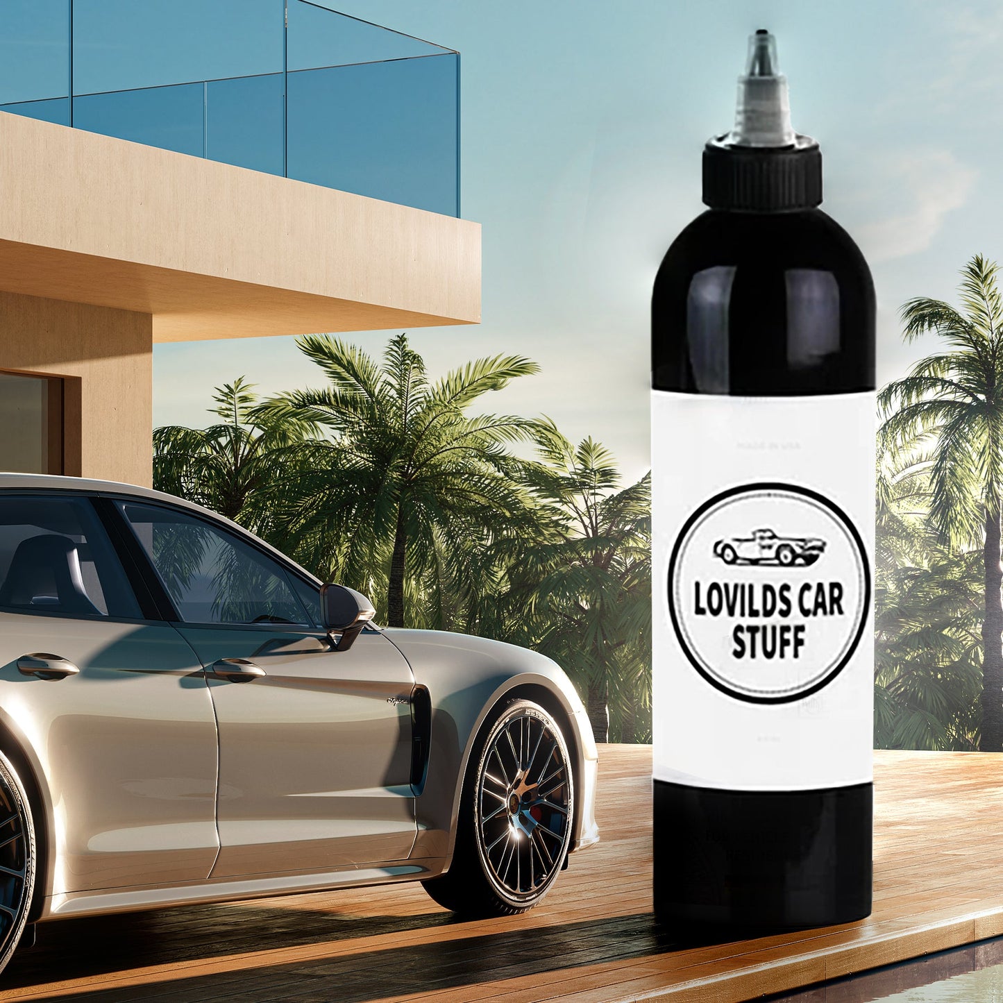 LOVILDS® Car Stuff (3.38 oz) — Wipe - On Clear Coat for Instant Gloss & Protection 🚗✨ - Aoeot