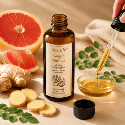 Hot Sale🔥 Nexisify® Ginger & Moringa 4-in-1 Sculpting & Fat-Burn Oil