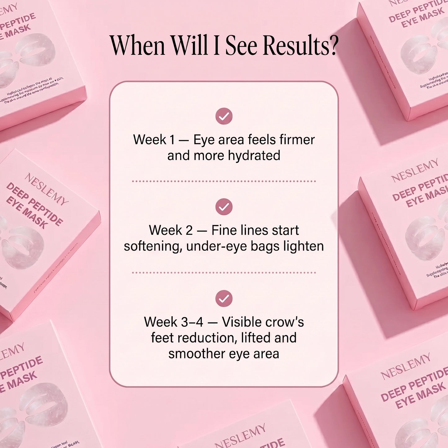 Deep Peptide Collagen Eye Mask