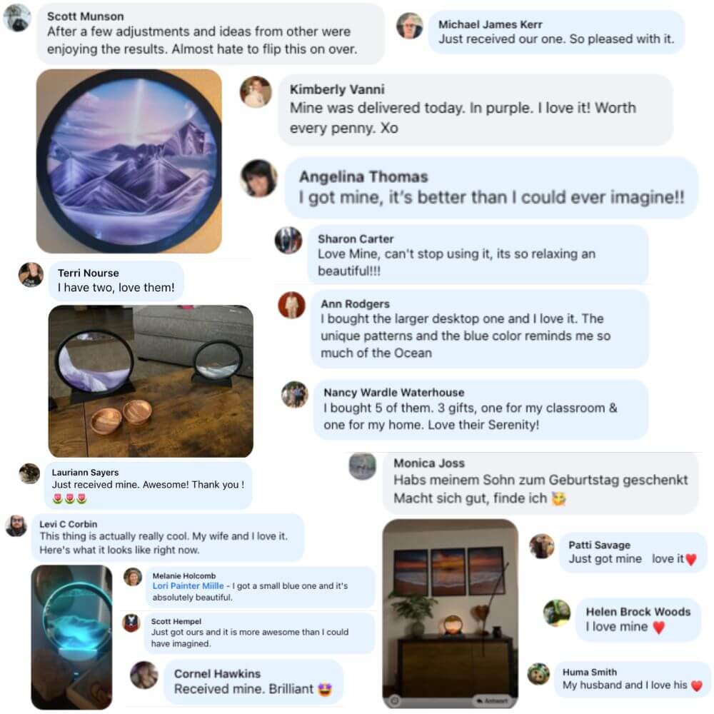 Flowing Elegance: 3D Liquid Sand Art – A Timeless Masterpiece in Motion