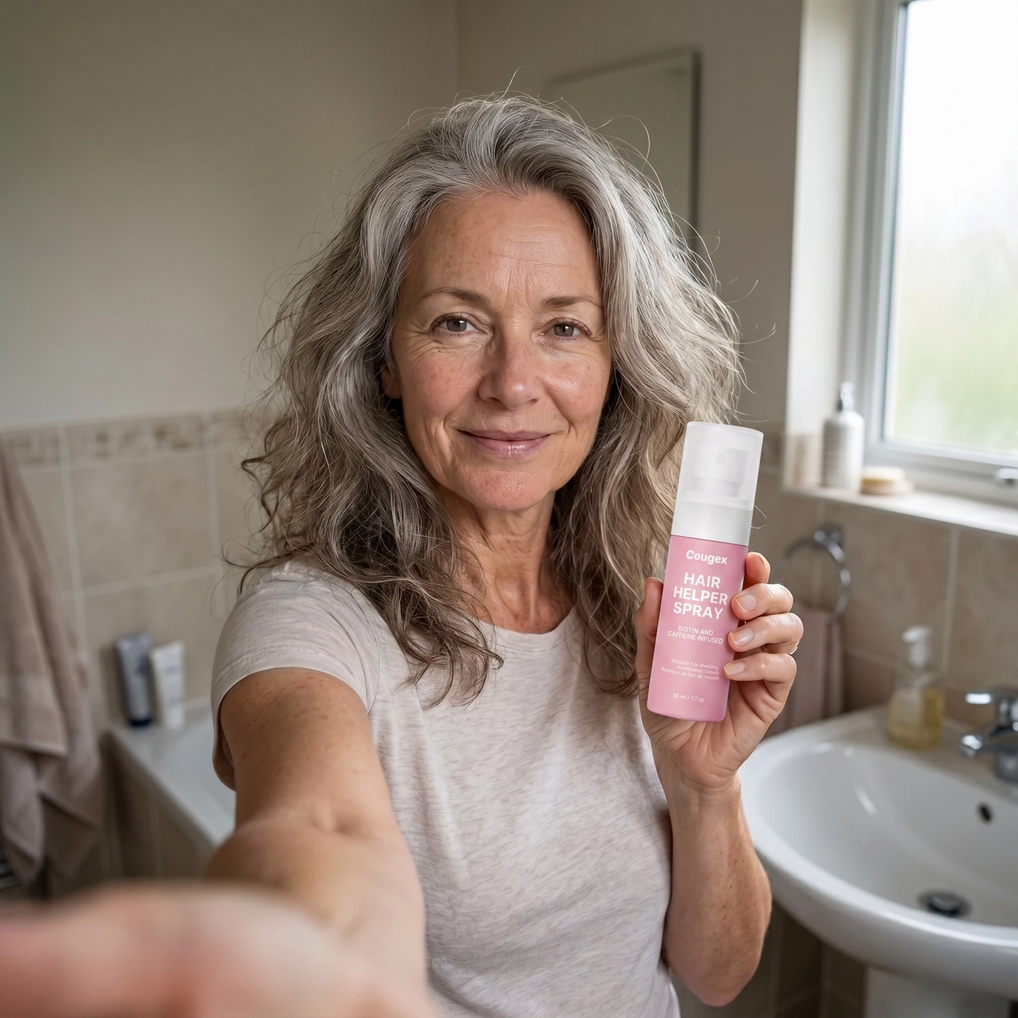 Cougex® Daily Growth Boost Spray,The 10-Second Hair Routine That Blocks DHT & Reduces Hair Shedding by up to 40% in 60 Days