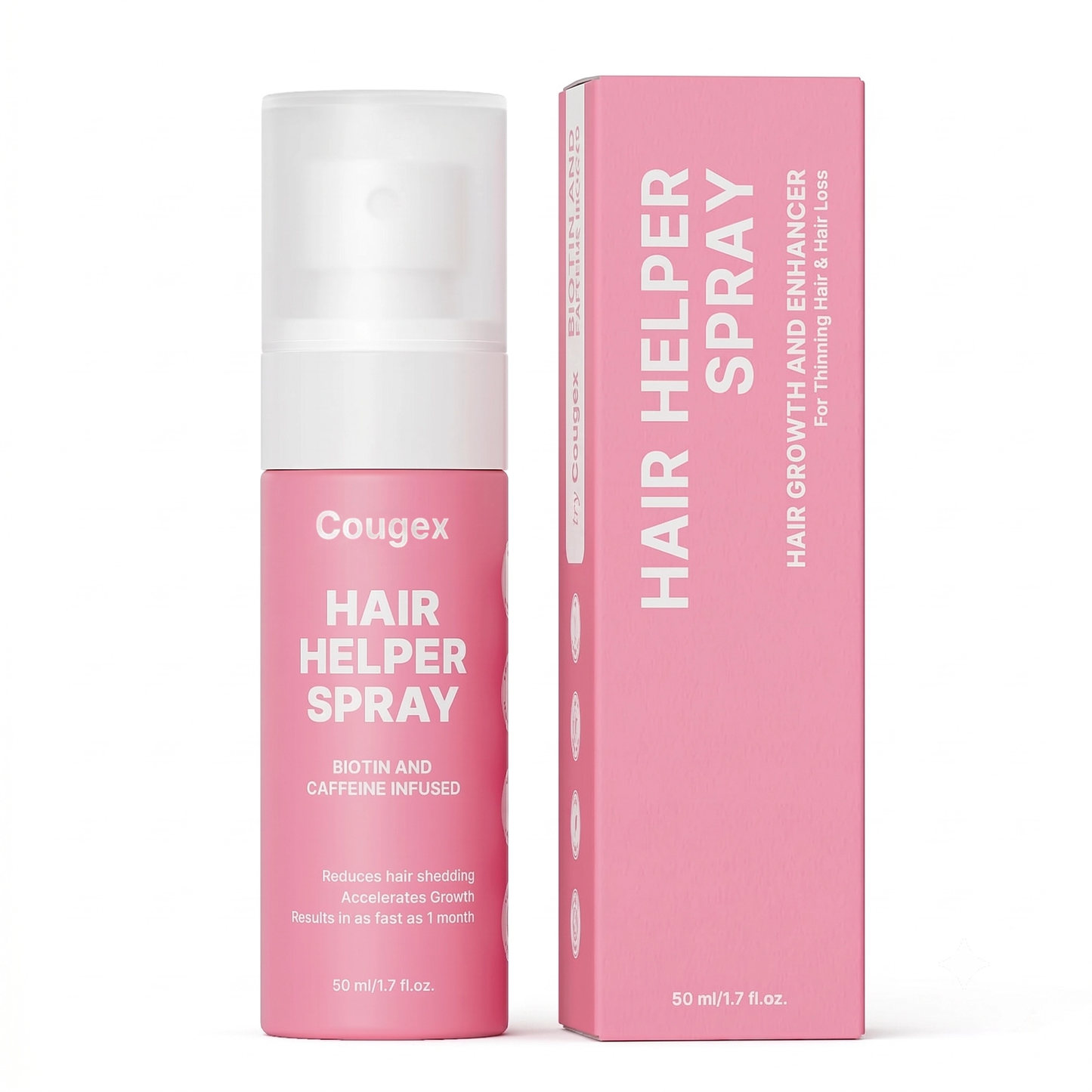 Cougex® Daily Growth Boost Spray,The 10-Second Hair Routine That Blocks DHT & Reduces Hair Shedding by up to 40% in 60 Days
