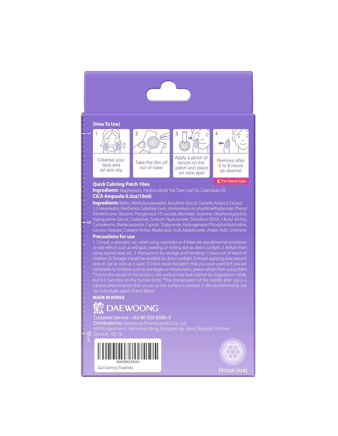 MOONBIFFY Quick Calming Magnesium Pimple Patches – Acne Spot Treatment with Tweezers & Ampoule