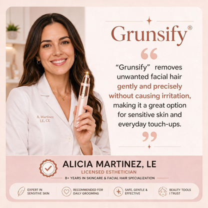 Grunsify – 2-in-1 Eyebrow & Facial Hair Trimmer