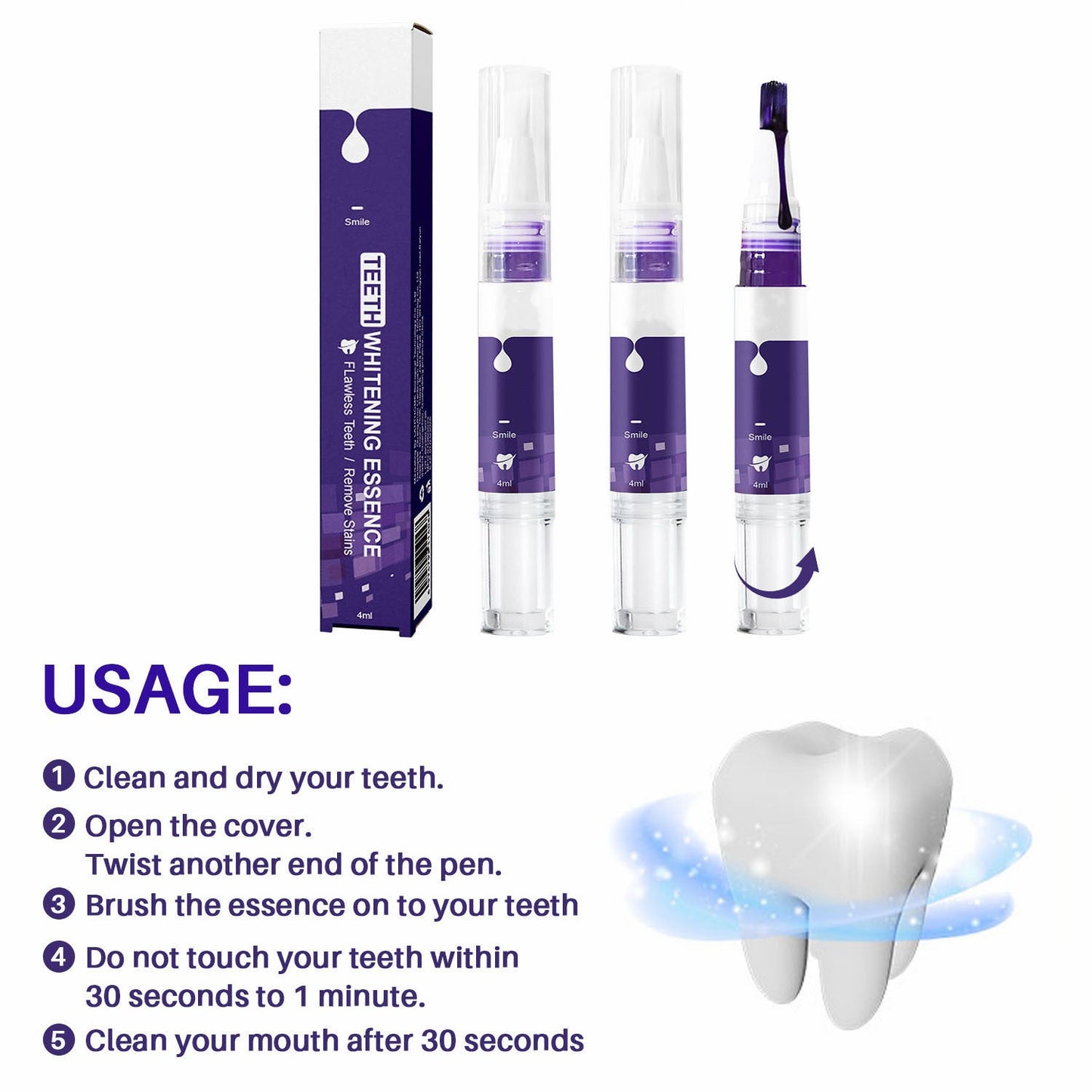 Teeth Whitening Essence Extra Strong Tooth Whitener Stains Remover