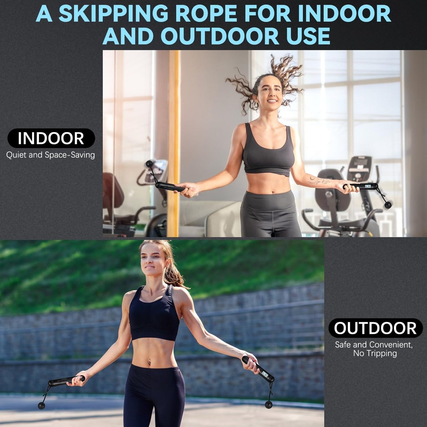 🔥 50% OFF – Burn Calories Anytime with the Smart Cordless Jump Rope - Aoeot