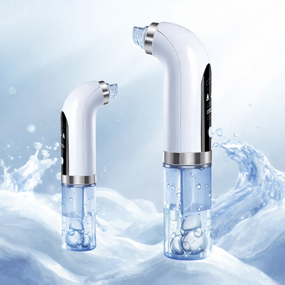 Dual-Tank Pore Cleansing Device - Visible pore cleansing with gentle vacuum suction