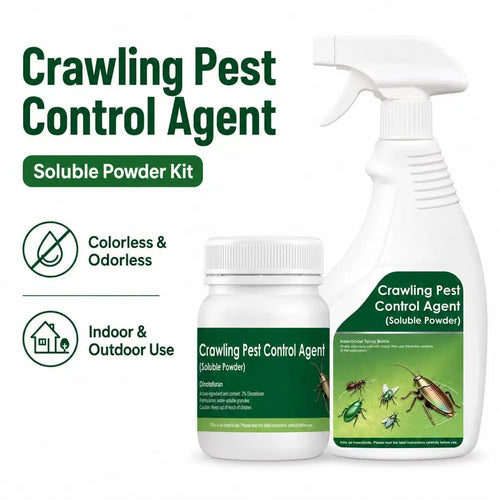 Multi-Purpose Pest Control Kit - For Roaches,Ants, Spiders, Bed Bugs & 40+ HouseholdPests, Indoor & Outdoor Application, Pet &Family Friendly When Used As Directed, Makes1 Gallon Ready-to-Use Spray Mixture