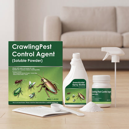 Multi-Purpose Pest Control Kit - For Roaches,Ants, Spiders, Bed Bugs & 40+ HouseholdPests, Indoor & Outdoor Application, Pet &Family Friendly When Used As Directed, Makes1 Gallon Ready-to-Use Spray Mixture