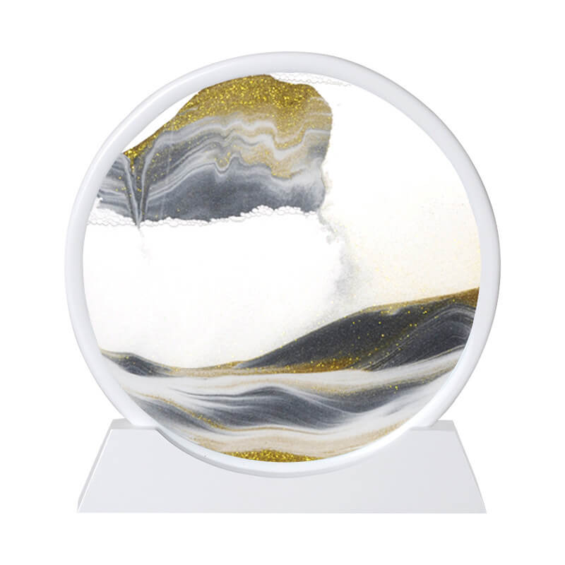 Flowing Elegance: 3D Liquid Sand Art – A Timeless Masterpiece in Motion