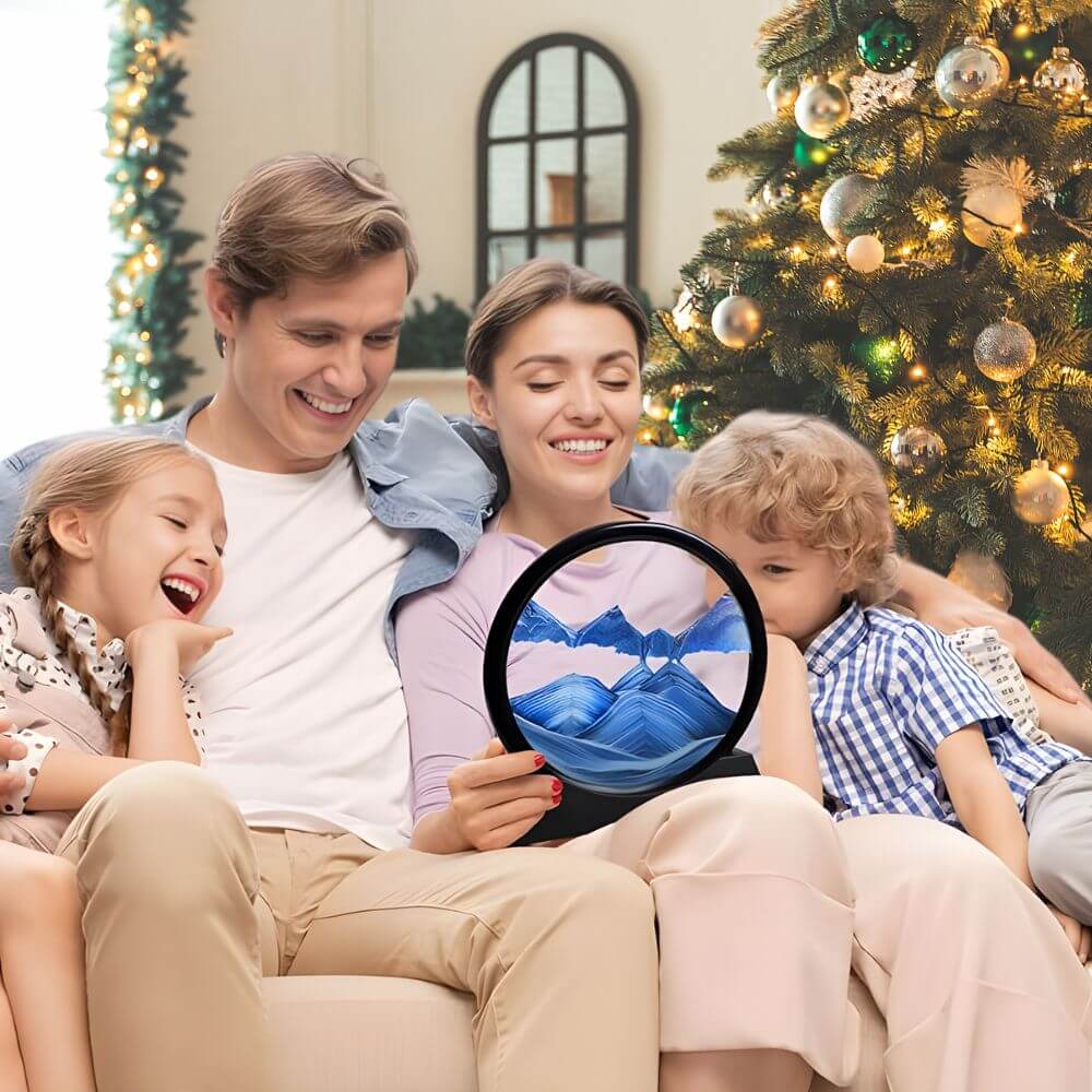 Flowing Elegance: 3D Liquid Sand Art – A Timeless Masterpiece in Motion - Aoeot