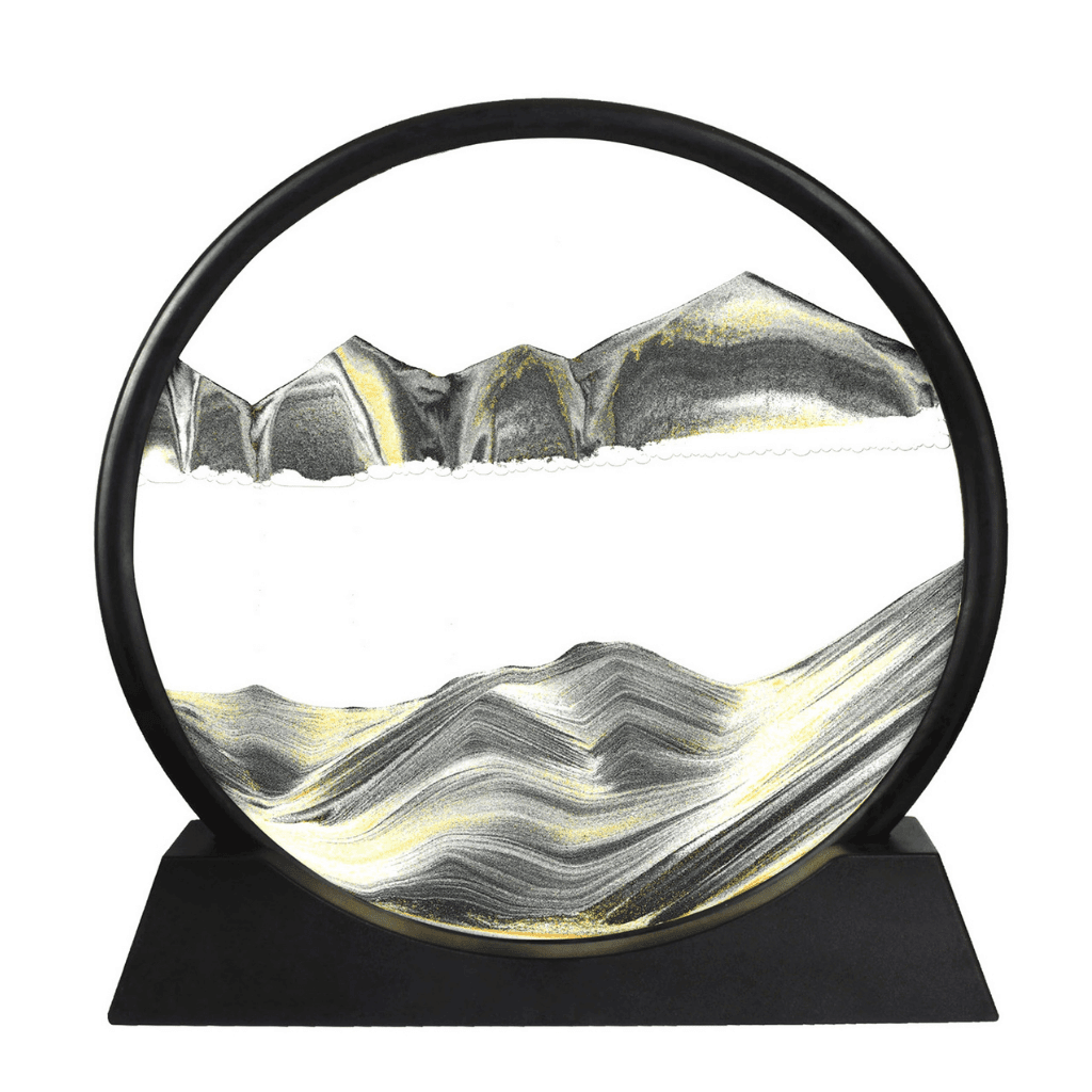 Flowing Elegance: 3D Liquid Sand Art – A Timeless Masterpiece in Motion - Aoeot