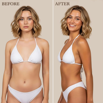 MOONBIFFY Self Tanner - USA Made with Natural & Organic Ingredients, Moisturizing Self Tanning Lotion with Aloe Vera & Coconut for a Natural Glow, Streak-Free Fake Tan, Medium to Dark