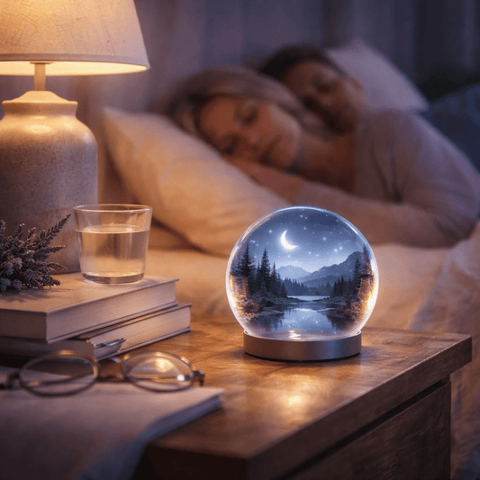 Luminous Dream Orb – A Smart Sleep Sphere That Plays Your Stories in 3D Light - Aoeot
