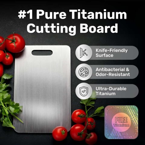 Pure Titanium Cutting Board