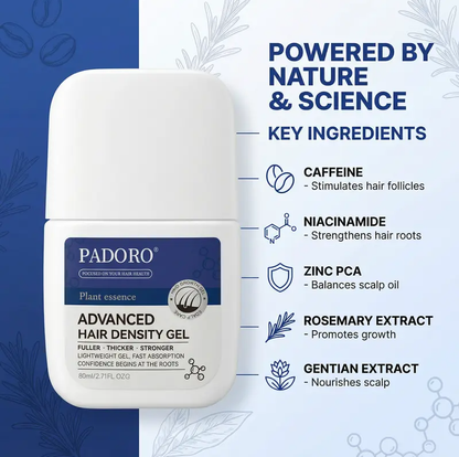 PADORO Rosemary Haircare Oil Scalp Biotin Serum,Anti Thinning Hair,Fuller-looking Damaged Hair Repair Root Nourishment Lightweight Non Greasy Fast Absorption Scalp Care Essence Strengthening Hair Follicle Anti Breakage Volumizing,No Rinse
